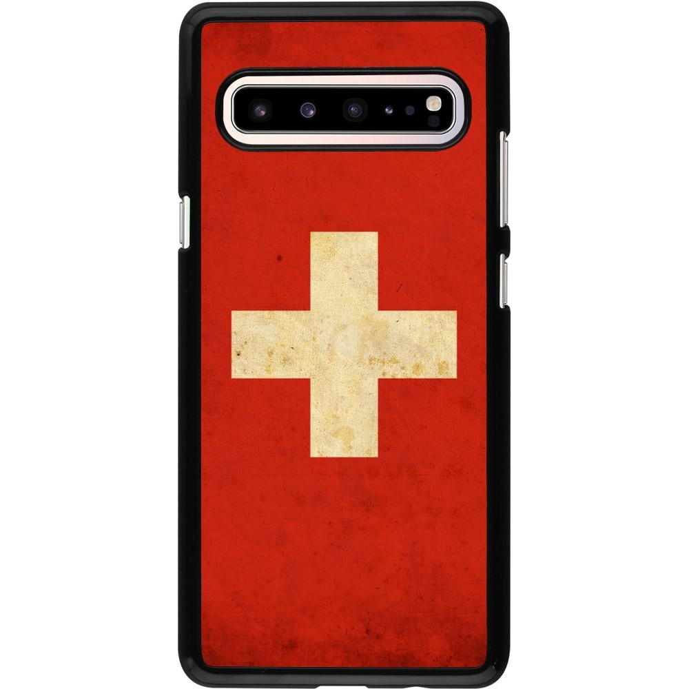 Coque Samsung Galaxy S10 5G - Vintage Flag SWISS