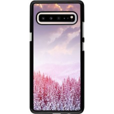 Samsung Galaxy S10 5G Case Hülle - Winter 22 Pink Forest