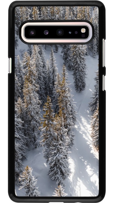 Coque Samsung Galaxy S10 5G - Winter 22 snowy forest