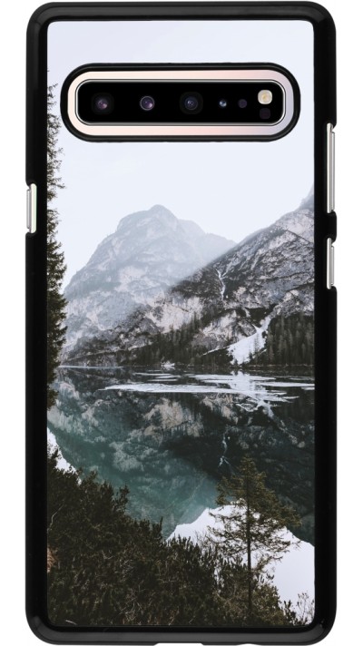 Coque Samsung Galaxy S10 5G - Winter 22 snowy mountain and lake