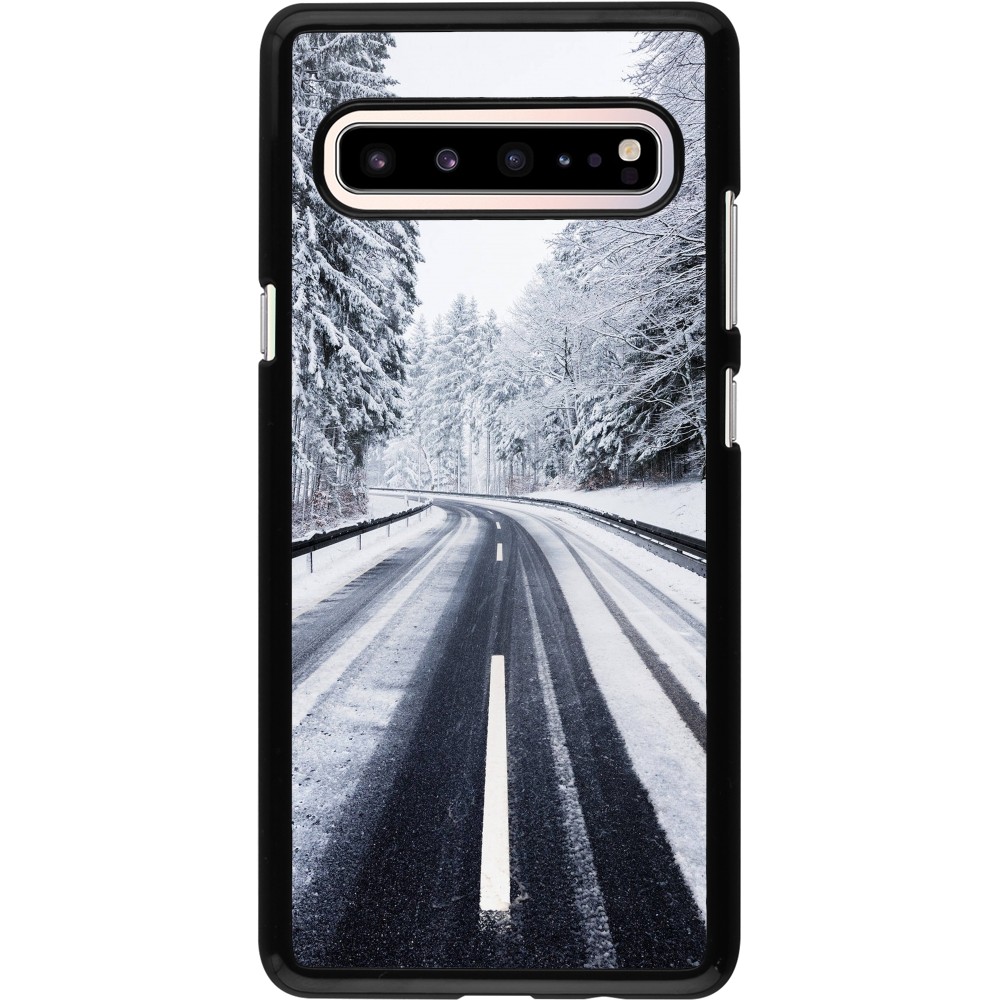 Coque Samsung Galaxy S10 5G - Winter 22 Snowy Road