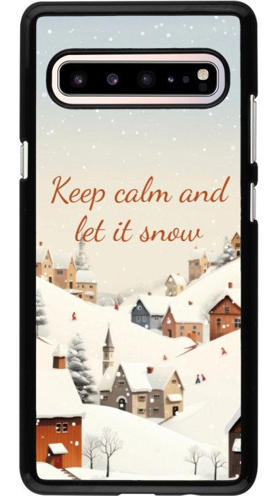 Coque Samsung Galaxy S10 5G - Winter 25 Winter Keep calm and let it snow
