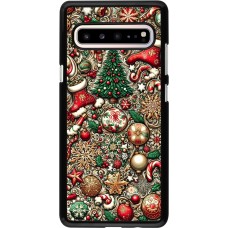 Samsung Galaxy S10 5G Case Hülle - Weihnachten 2023 Mikromuster