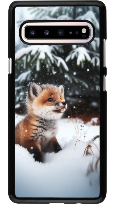 Coque Samsung Galaxy S10 5G - Noël 2023 Renardeau sapin