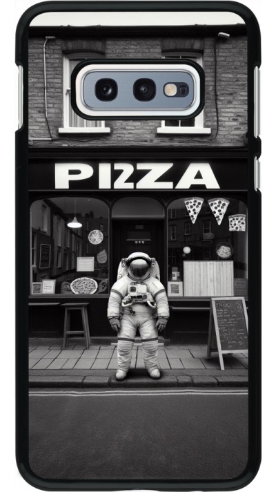 Coque Samsung Galaxy S10e - Astronaute devant une Pizzeria