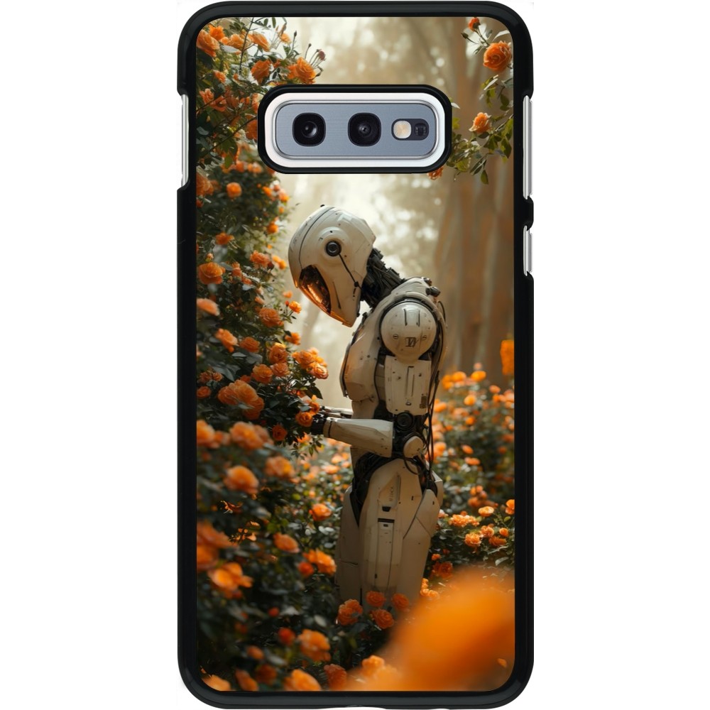 Samsung Galaxy S10e Case Hülle - Astronaut flowers 2025