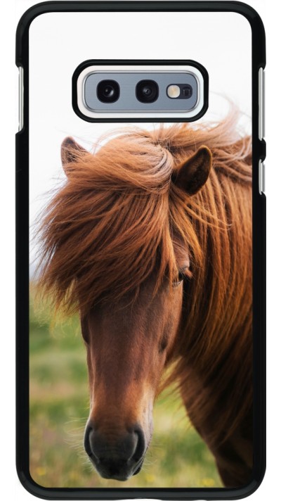 Coque Samsung Galaxy S10e - Autumn 22 horse in the wind