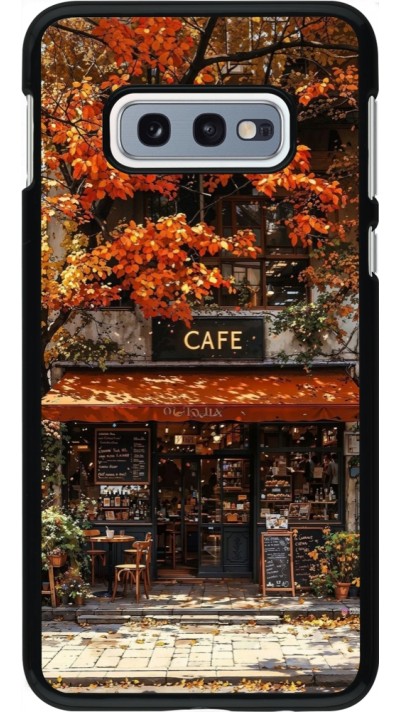 Samsung Galaxy S10e Case Hülle - Autumn 25 Coffee shop