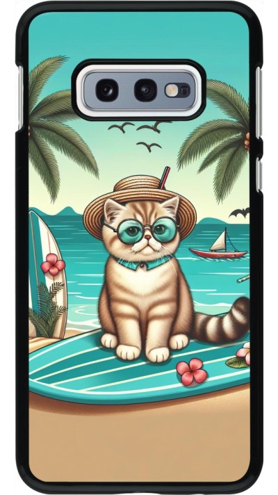 Coque Samsung Galaxy S10e - Chat Surf Style
