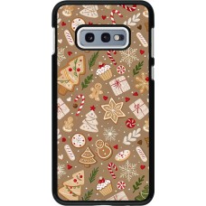 Samsung Galaxy S10e Case Hülle - Christmas 25 Pattern Ginger Cookie