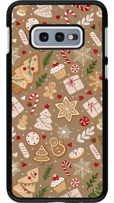 Coque Samsung Galaxy S10e - Christmas 25 Pattern Ginger Cookie