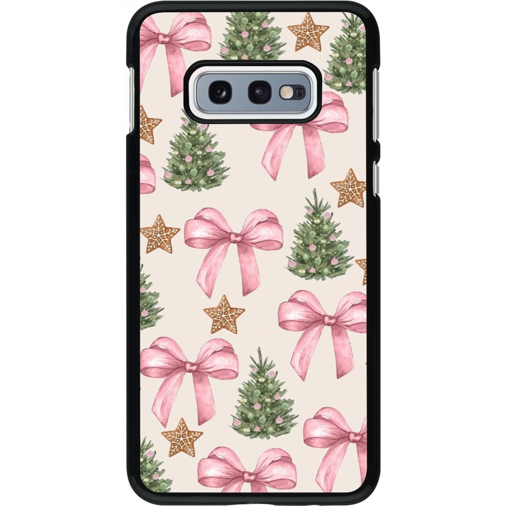 Coque Samsung Galaxy S10e - Christmas 25 Vintage Ribbons