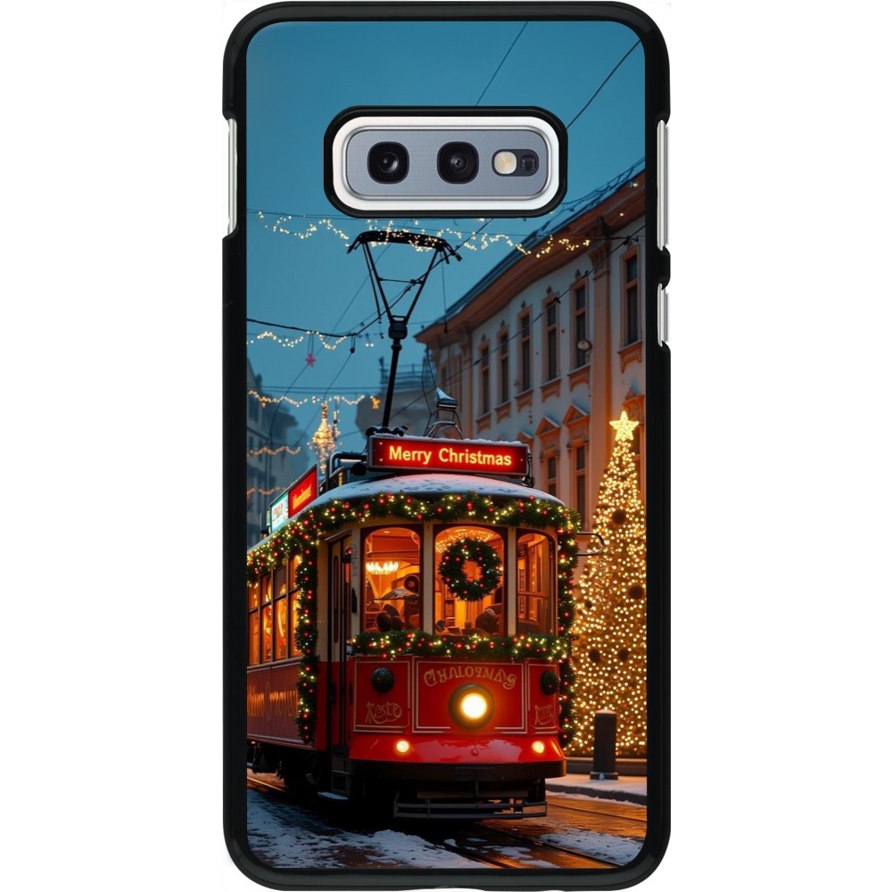 Coque Samsung Galaxy S10e - Christmas 25 Xmas Train
