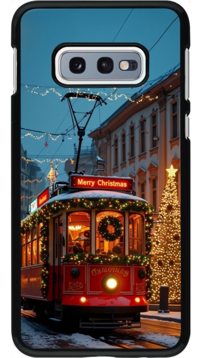 Coque Samsung Galaxy S10e - Christmas 25 Xmas Train