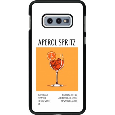 Samsung Galaxy S10e Case Hülle - Cocktail Rezept Aperol Spritz