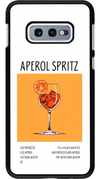 Samsung Galaxy S10e Case Hülle - Cocktail Rezept Aperol Spritz