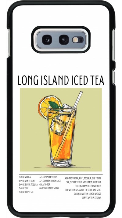 Samsung Galaxy S10e Case Hülle - Cocktail Rezept Long Island Ice Tea