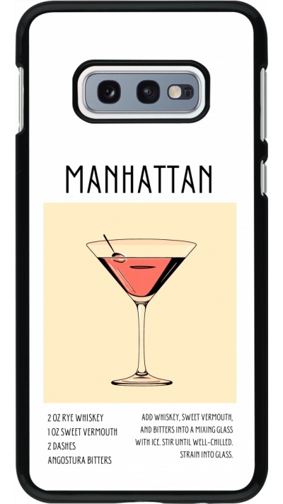 Samsung Galaxy S10e Case Hülle - Cocktail Rezept Manhattan