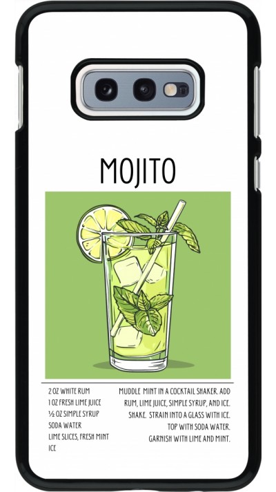 Samsung Galaxy S10e Case Hülle - Cocktail Rezept Mojito