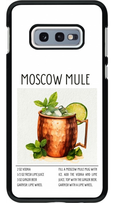 Samsung Galaxy S10e Case Hülle - Cocktail Rezept Moscow Mule