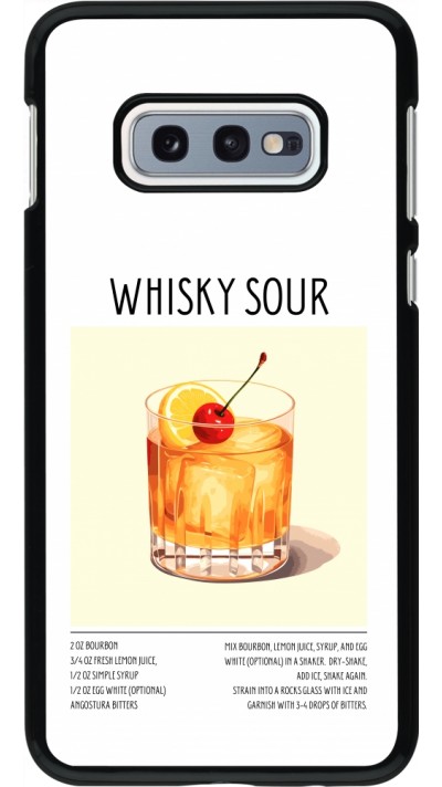 Samsung Galaxy S10e Case Hülle - Cocktail Rezept Whisky Sour