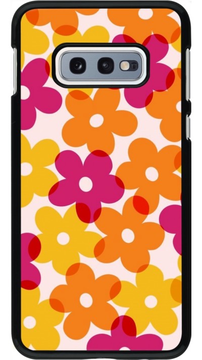Coque Samsung Galaxy S10e - Easter 2024 yellow orange pink flowers