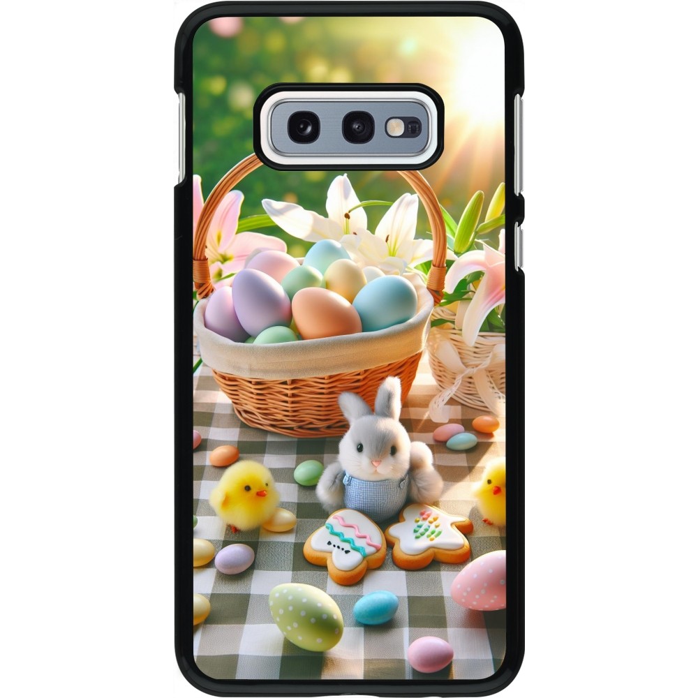 Coque Samsung Galaxy S10e - Easter 2025 Panier Pâques