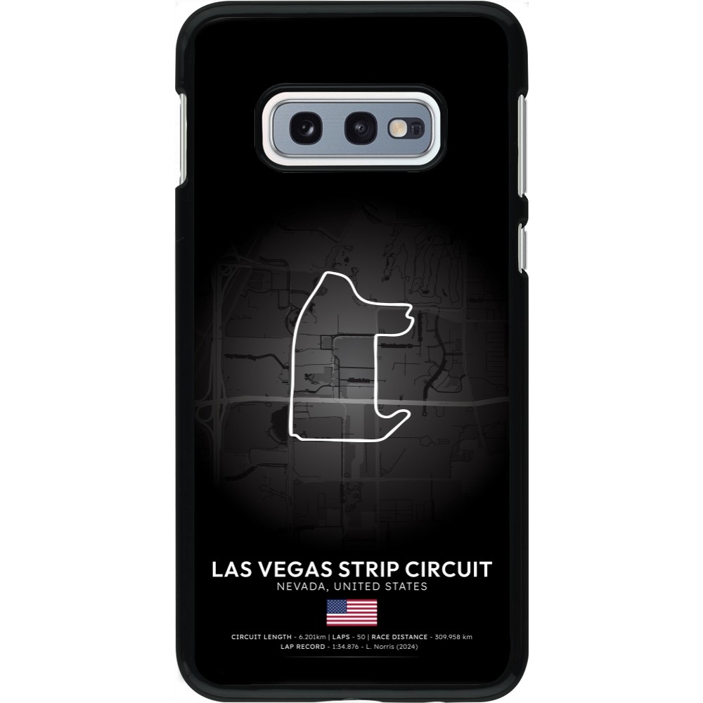 Samsung Galaxy S10e Case Hülle - F1 Track 2025 Las Vegas