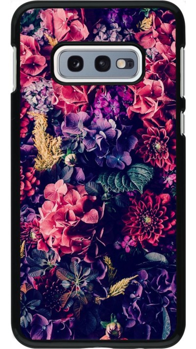 Coque Samsung Galaxy S10e - Flowers Dark