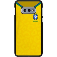 Coque Samsung Galaxy S10e - Maillot de football Brésil 2022 personnalisable