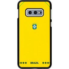 Coque Samsung Galaxy S10e - Maillot de football Bresil 2026 personnalisable