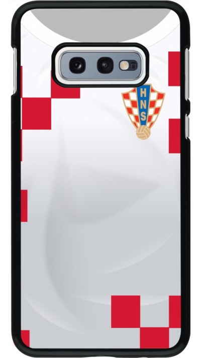 Coque Samsung Galaxy S10e - Maillot de football Croatie 2022 personnalisable