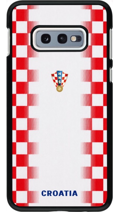 Coque Samsung Galaxy S10e - Maillot de football Croatie 2026 personnalisable