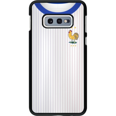 Coque Samsung Galaxy S10e - Maillot de football France Extérieur personnalisable