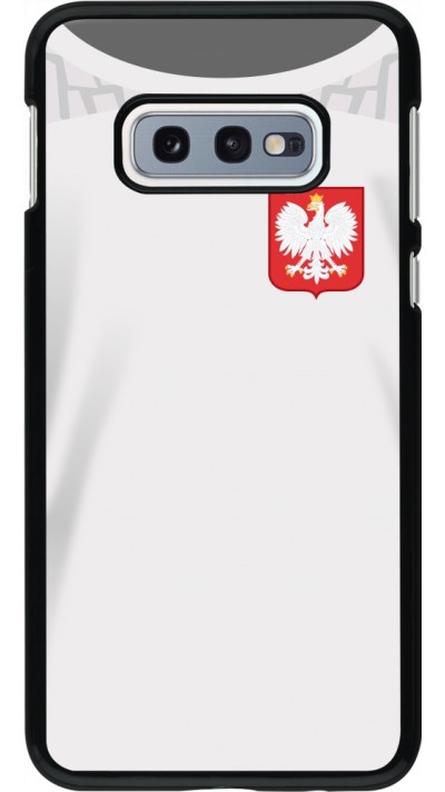 Coque Samsung Galaxy S10e - Maillot de football Pologne 2022 personnalisable