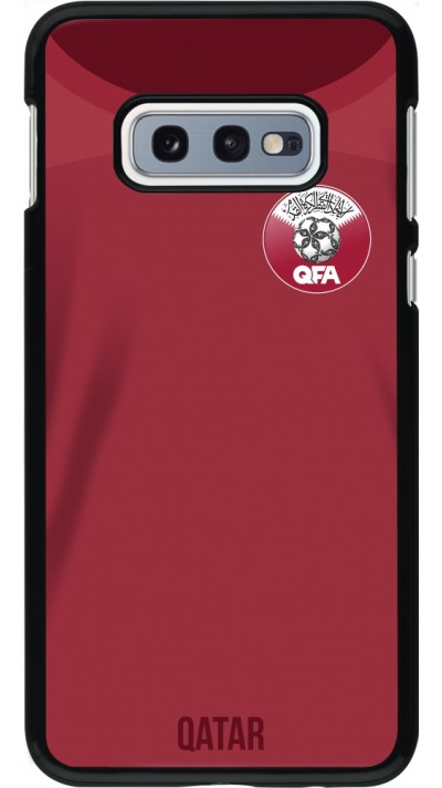 Coque Samsung Galaxy S10e - Maillot de football Qatar 2022 personnalisable