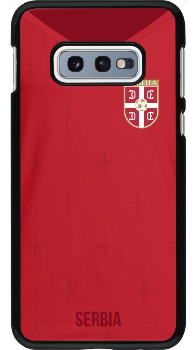 Coque Samsung Galaxy S10e - Maillot de football Serbie 2022 personnalisable