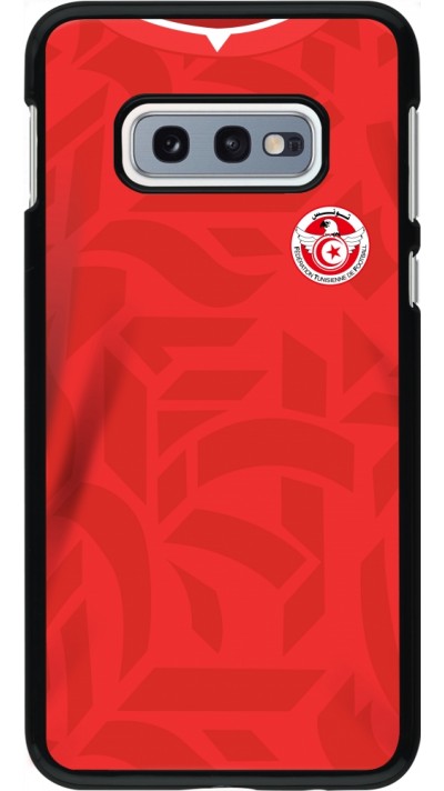 Coque Samsung Galaxy S10e - Maillot de football Tunisie 2022 personnalisable