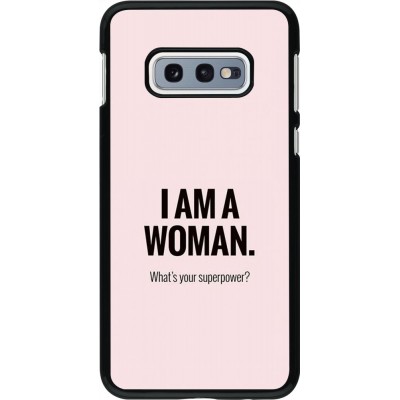 Hülle Samsung Galaxy S10e - I am a woman