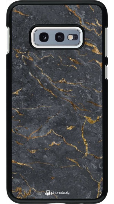 Coque Samsung Galaxy S10e - Grey Gold Marble