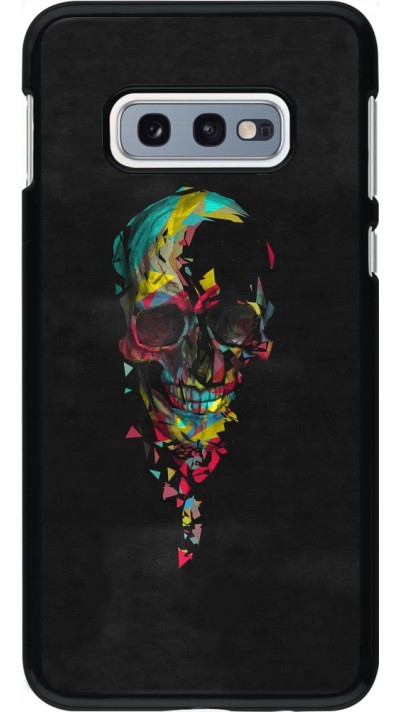 Samsung Galaxy S10e Case Hülle - Halloween 22 colored skull