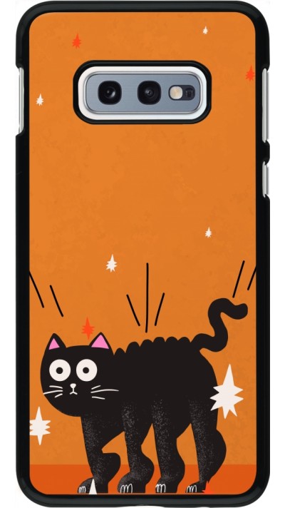 Coque Samsung Galaxy S10e - Halloween 22 scared cat