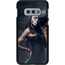 Samsung Galaxy S10e Case Hülle - Halloween 22 Tattooed Girl