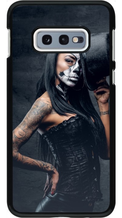 Samsung Galaxy S10e Case Hülle - Halloween 22 Tattooed Girl