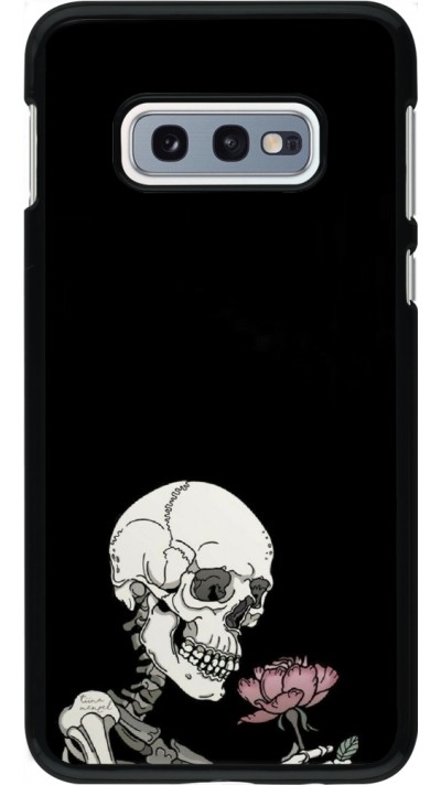 Samsung Galaxy S10e Case Hülle - Halloween 2023 rose and skeleton