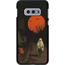 Coque Samsung Galaxy S10e - Halloween 2025 Ghost on a bicycle