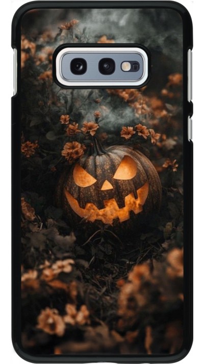 Coque Samsung Galaxy S10e - Halloween 2025 Pumpkin with flowers