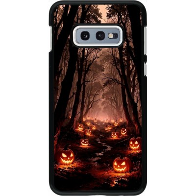 Samsung Galaxy S10e Case Hülle - Halloween 2025 Road of Terrifying Pumpkins