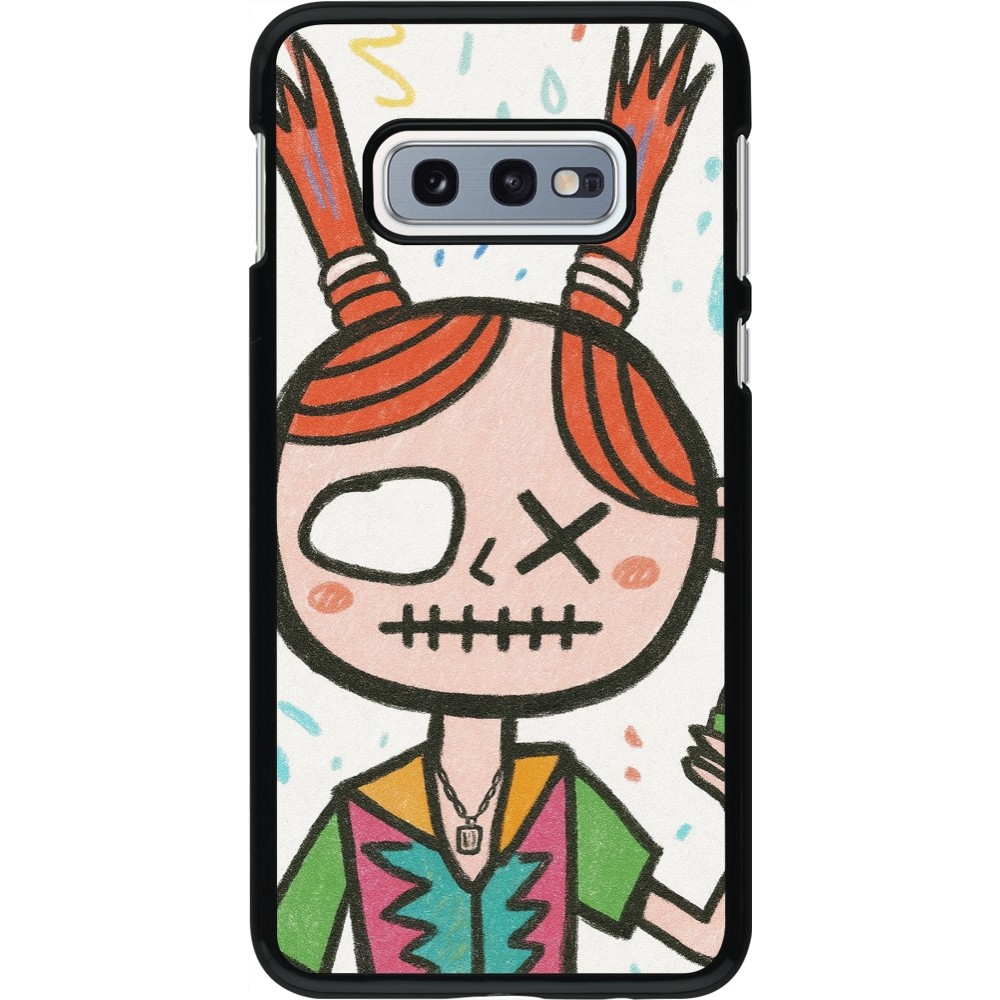 Samsung Galaxy S10e Case Hülle - Little Girl Sketch