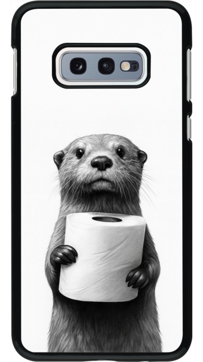 Samsung Galaxy S10e Case Hülle - Otter Toilettenpapier